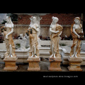 landscaping decoration garden marble carving life size greek statues